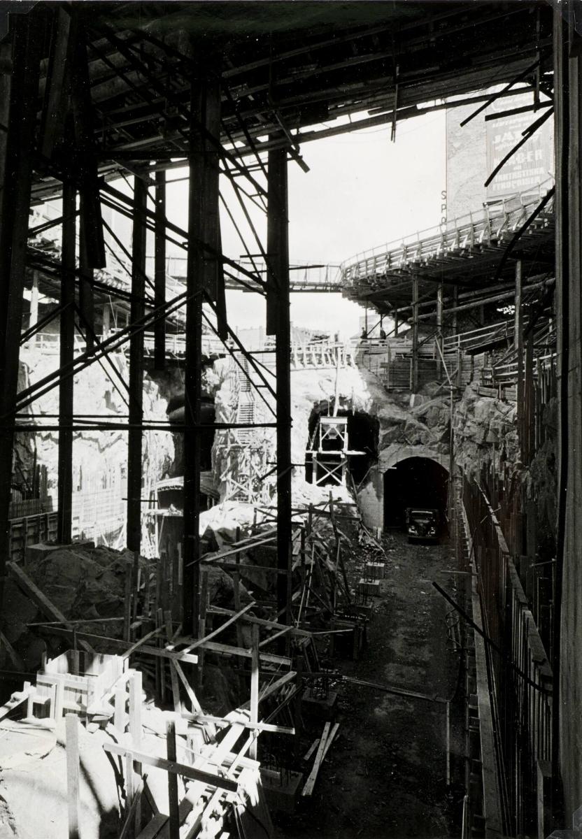 Tunnelbygget under Drottninggatan - Klarabergsgatan