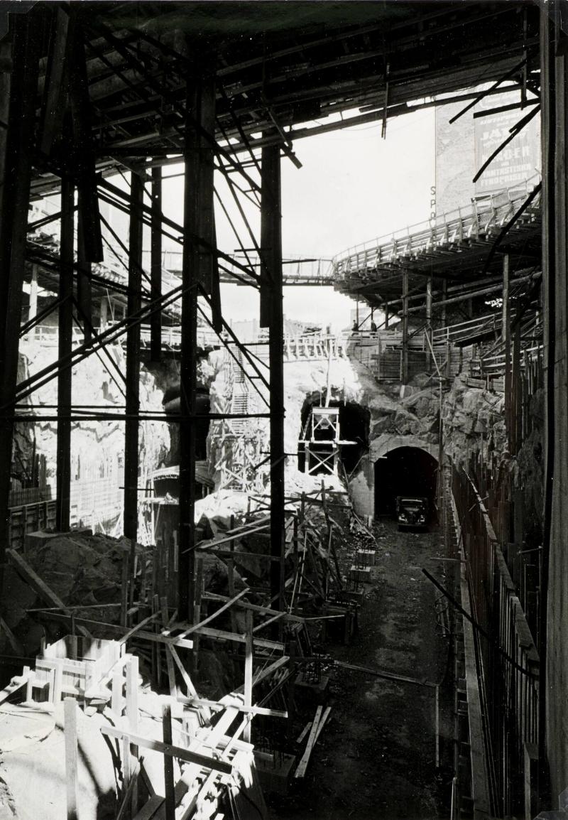Tunnelbygget under Drottninggatan - Klarabergsgatan