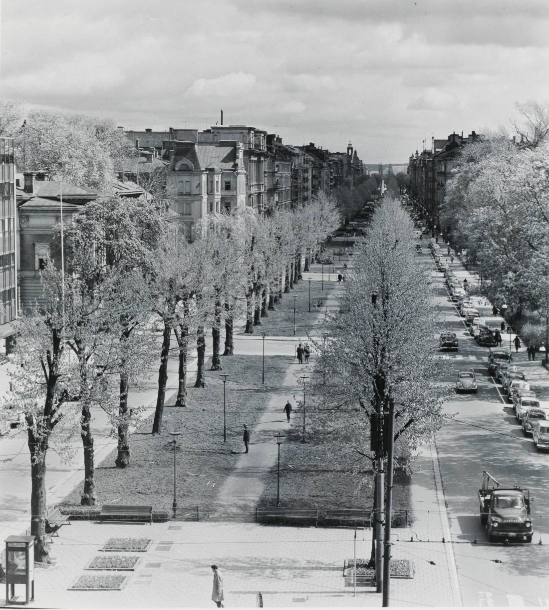 Karlavägen från Runebergsplan, Stockholm
