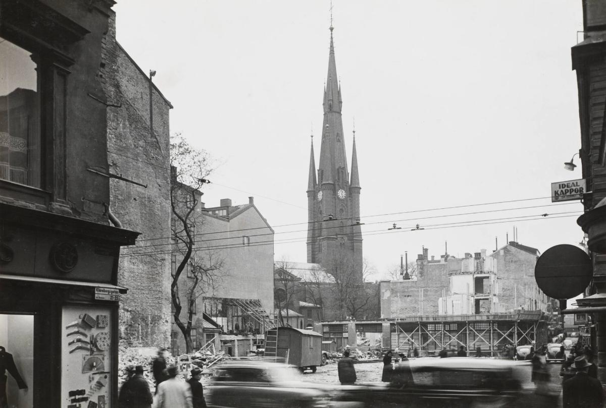 Klara kyrka ur aldrig skådad vinkel