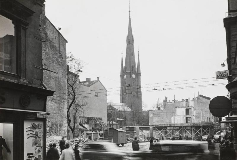 Klara kyrka ur aldrig skådad vinkel