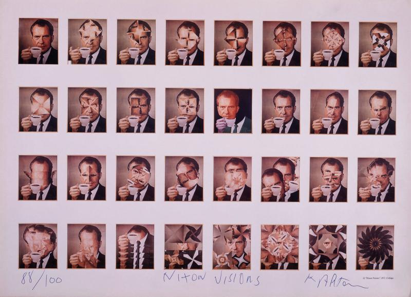 32 Nixon Visions, collage