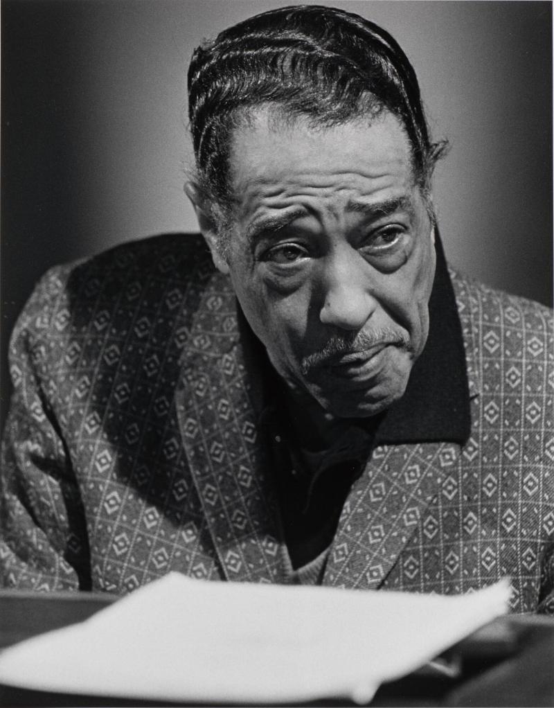 Duke Ellington. TV studio, Stockholm 8 februari 1963