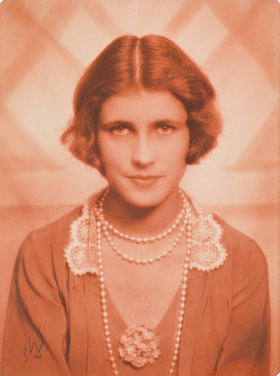 Skådespelerskan Gudrun Jern, Stockholms Lucia