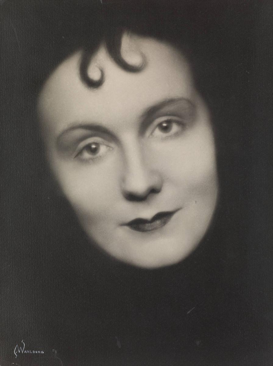 Porträtt av skådespelerska