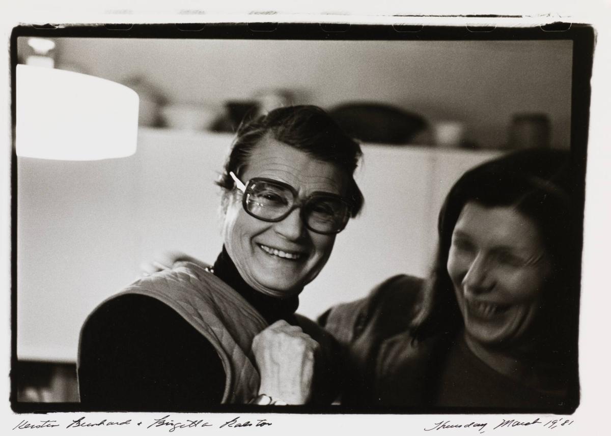 Kerstin Bernhard and Birgitta Ralsten. Thursday, March 19, 1981