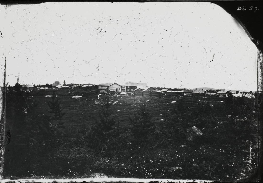 Utsikt mot Jokkmokks kyrkby