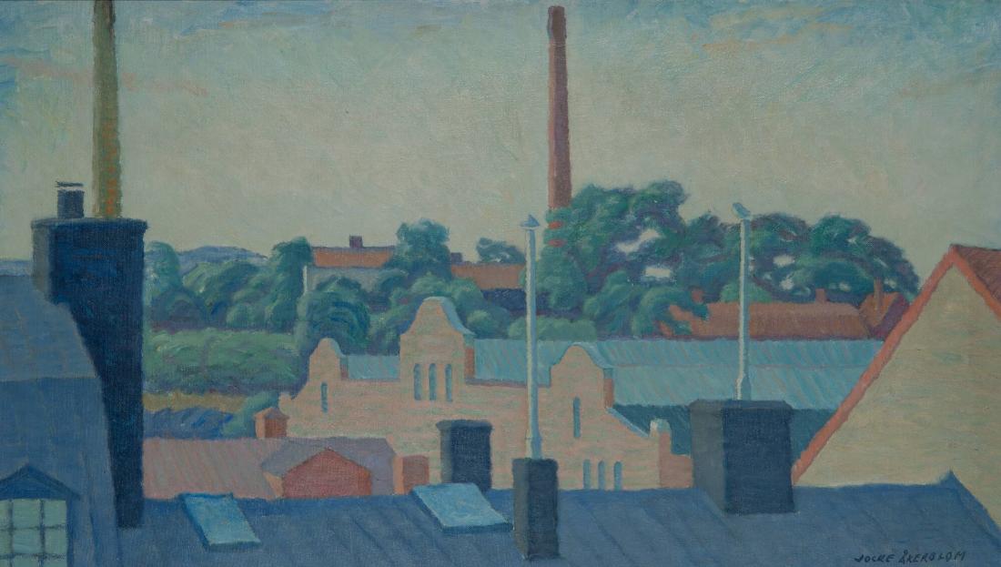 Sommarkväll över Skinnarviksberget