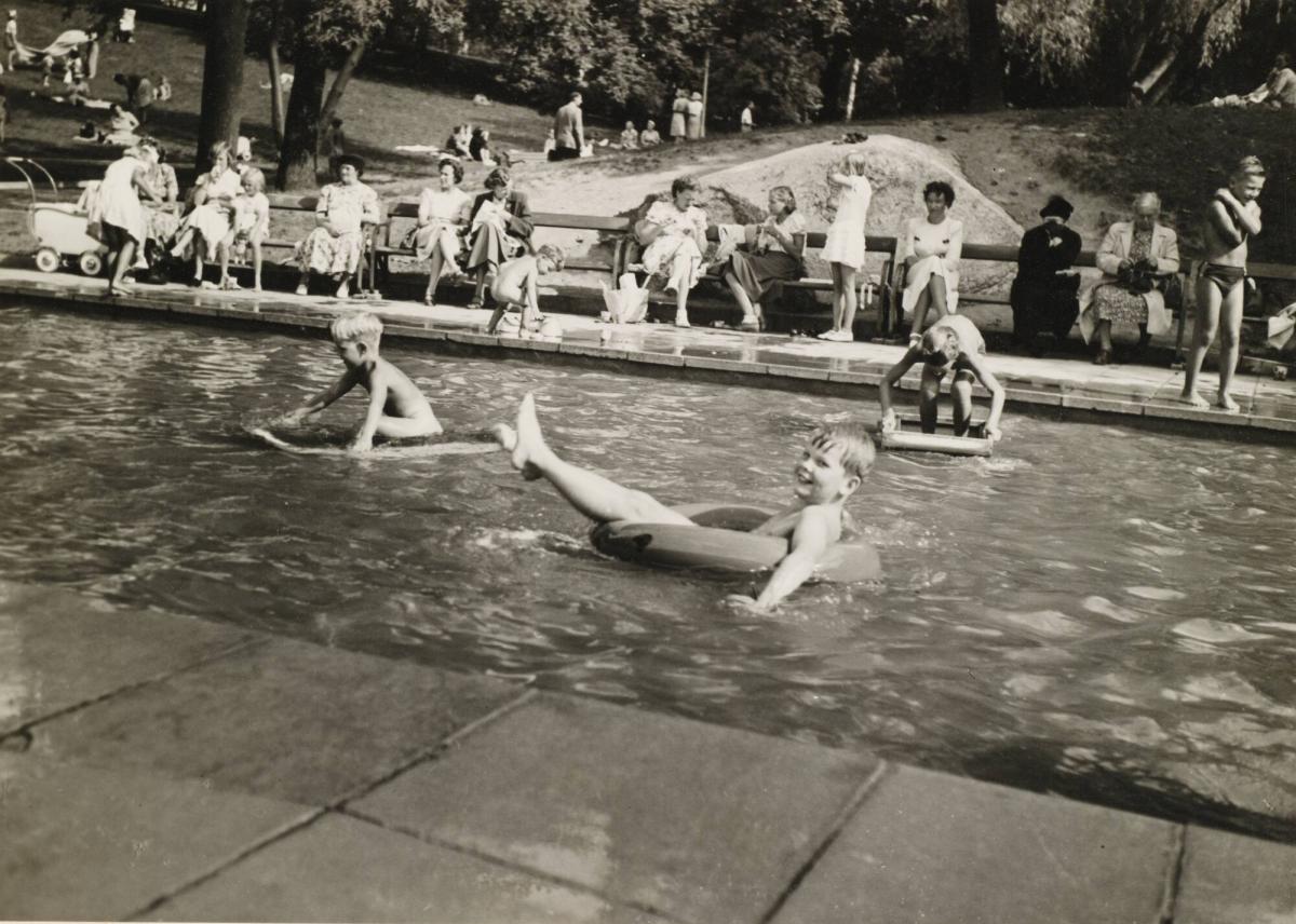 Vattenglädje på Kungsholmen