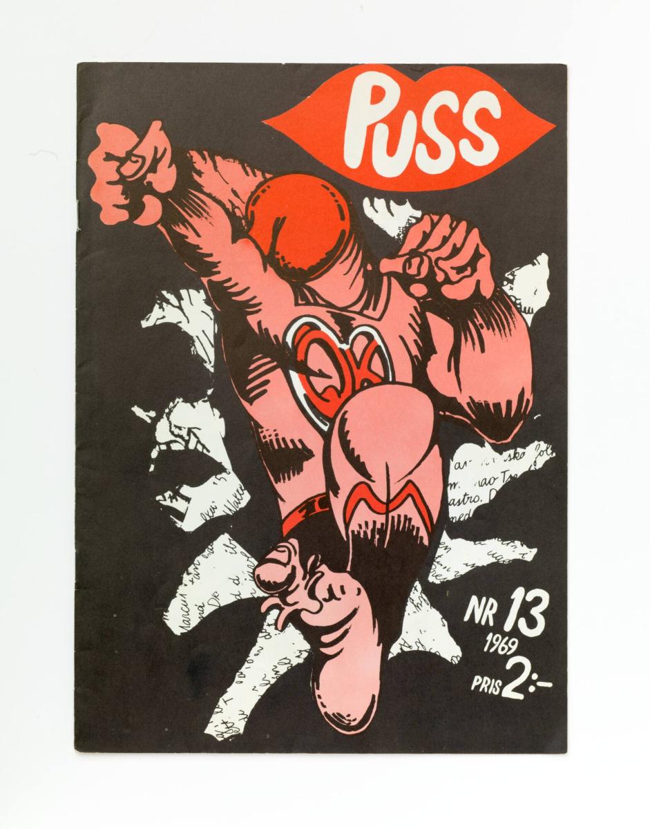 Omslag till tidskriften PUSS,  nr 13 1969