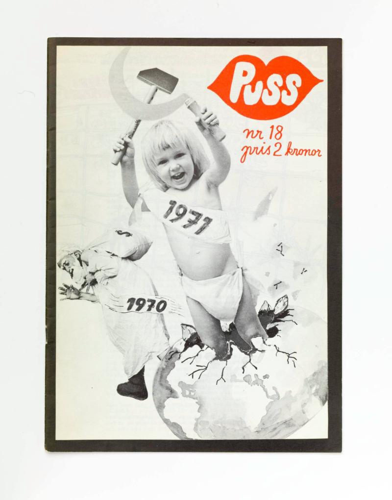 Omslag till tidskriften PUSS,  nr 18 1970/1971