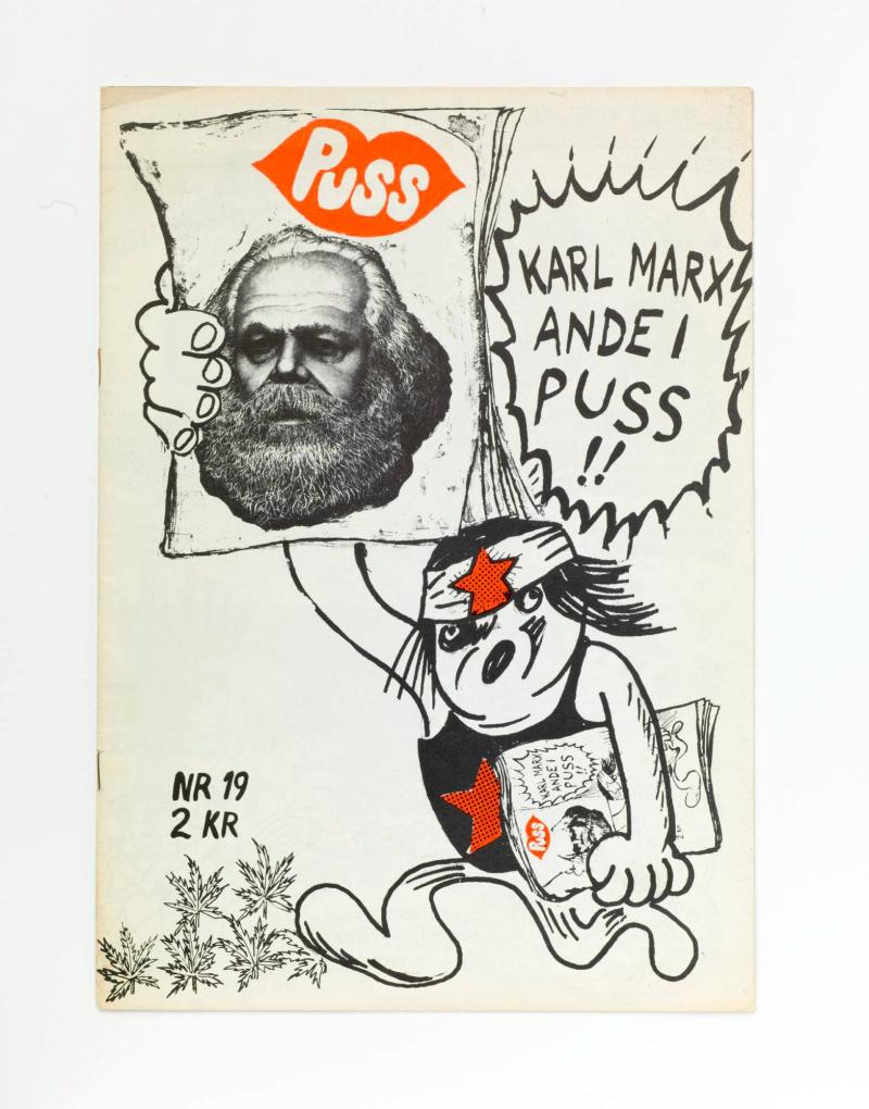 Omslag till tidskriften PUSS,  nr 19 1970/1971