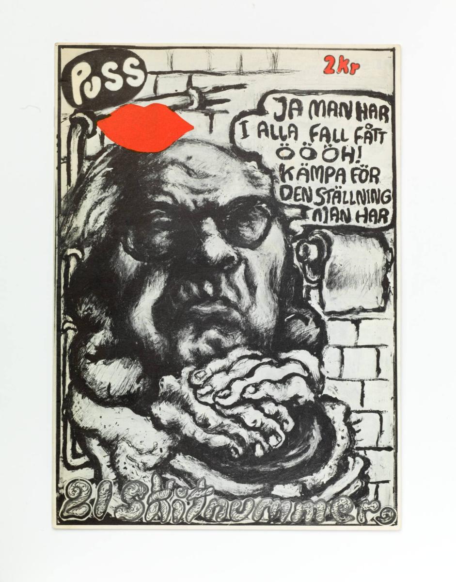 Omslag till tidskriften PUSS,  nr 21 1971/1972