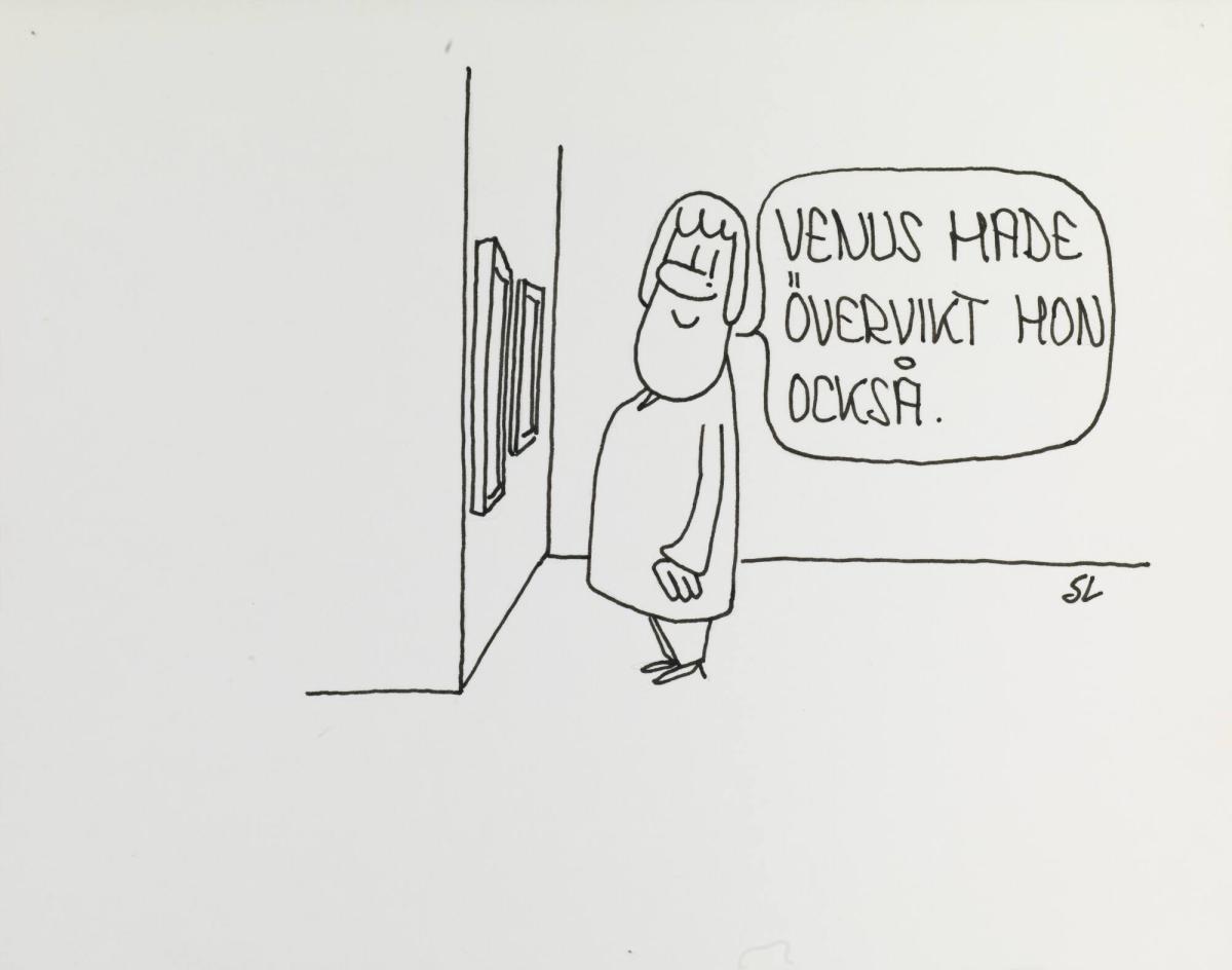 Venus hade övervikt hon också