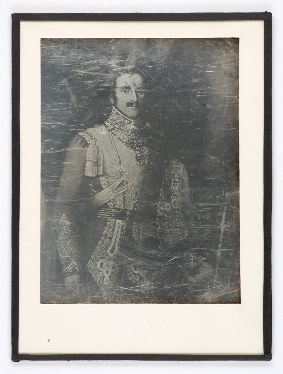 Målat porträtt av greve och riksmarsalk Magnus Brahe (1790-1844)