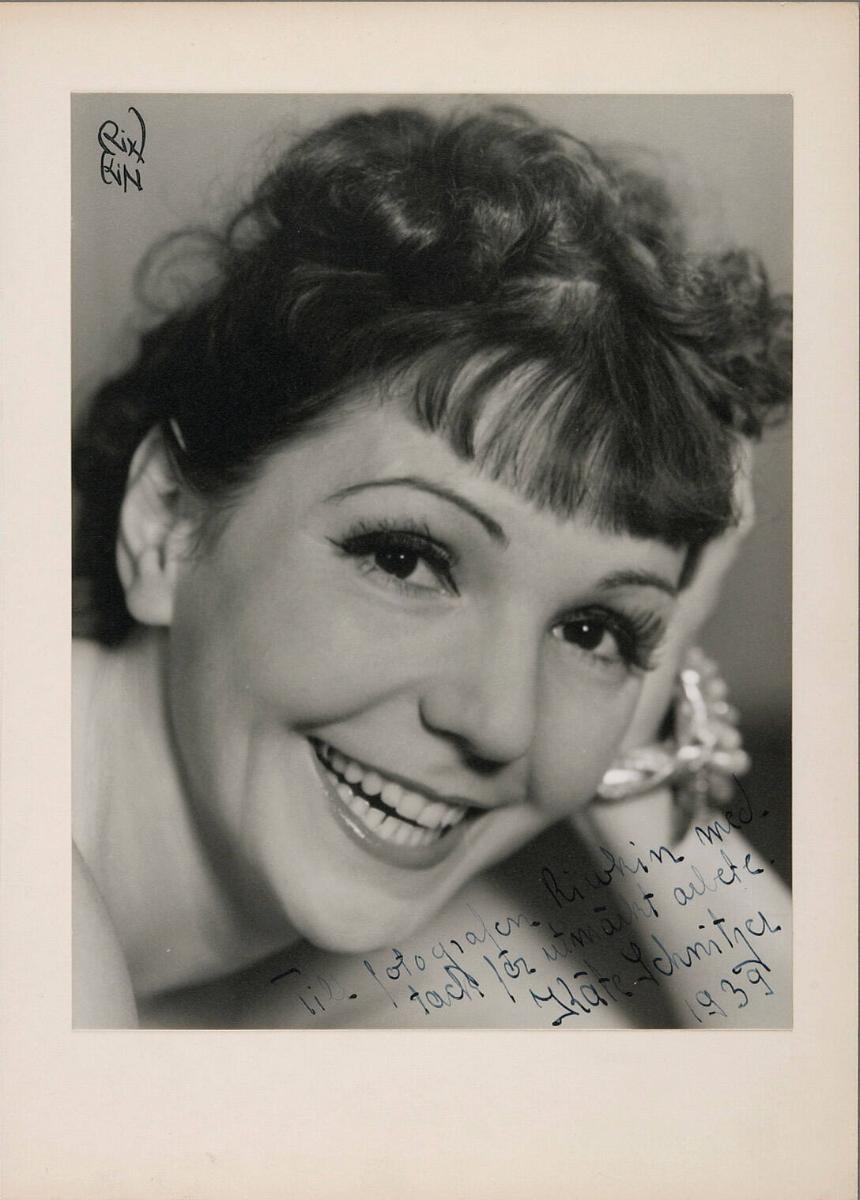 Skådespelerskan Käte Schnitzer