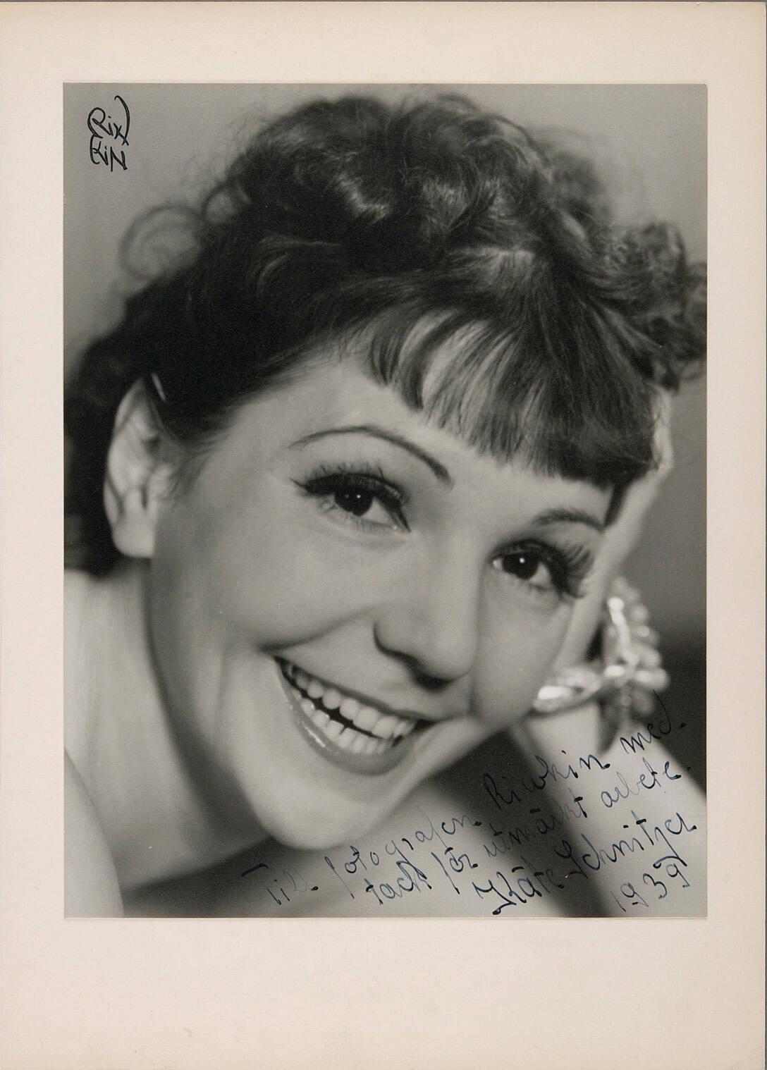 Skådespelerskan Käte Schnitzer