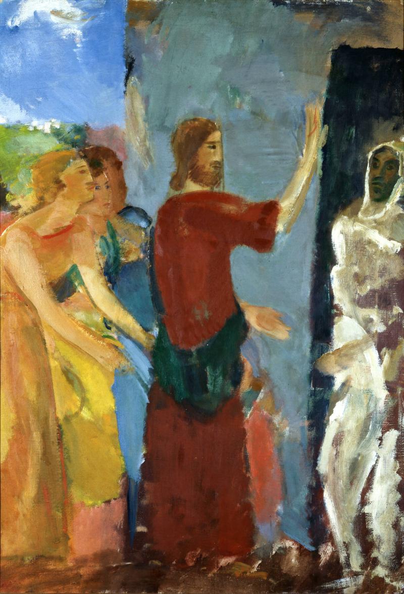 Jesus uppväcker Lazarus