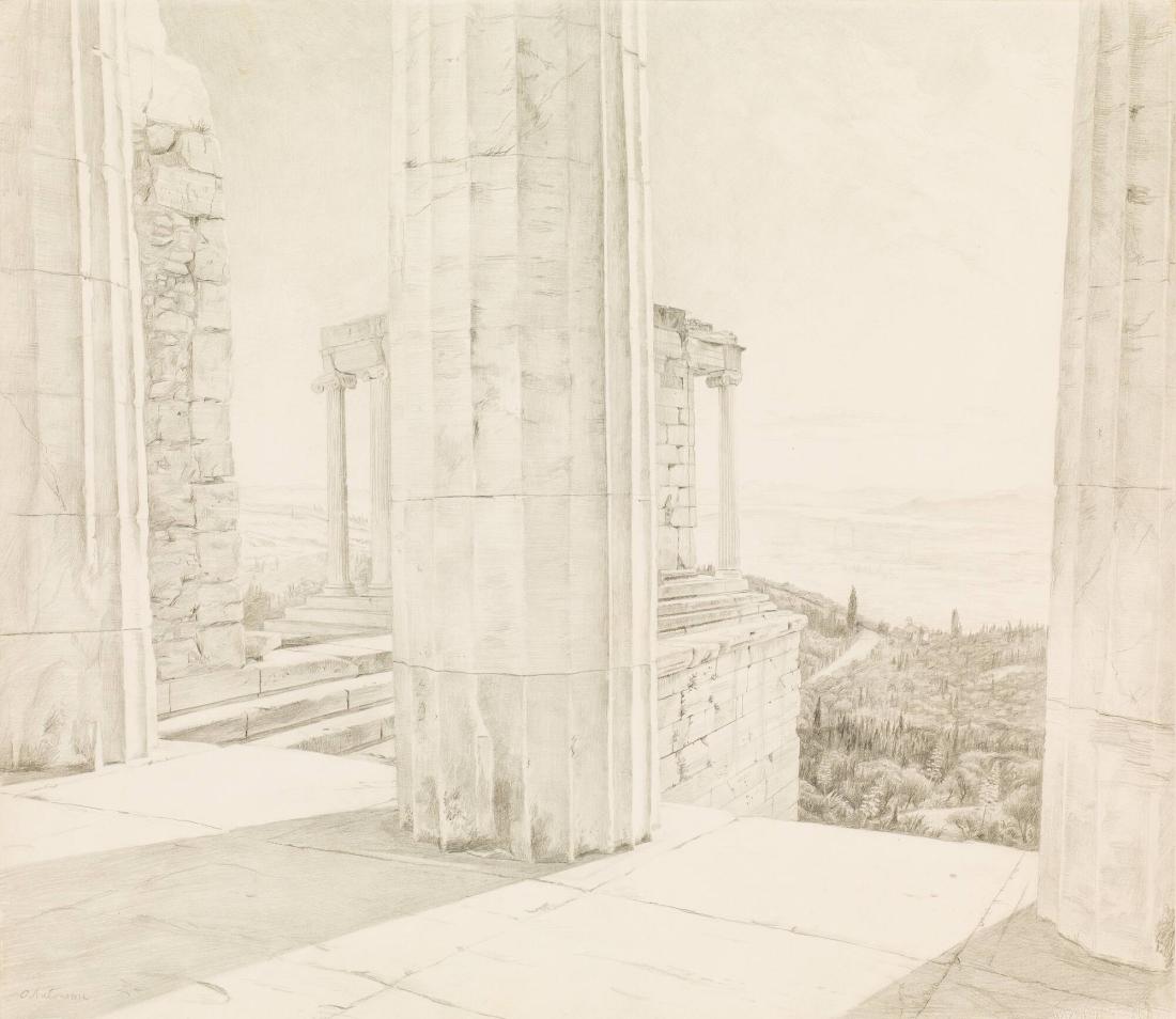 Från Propyléerna (Athen)