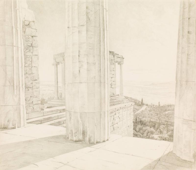 Från Propyléerna (Athen)