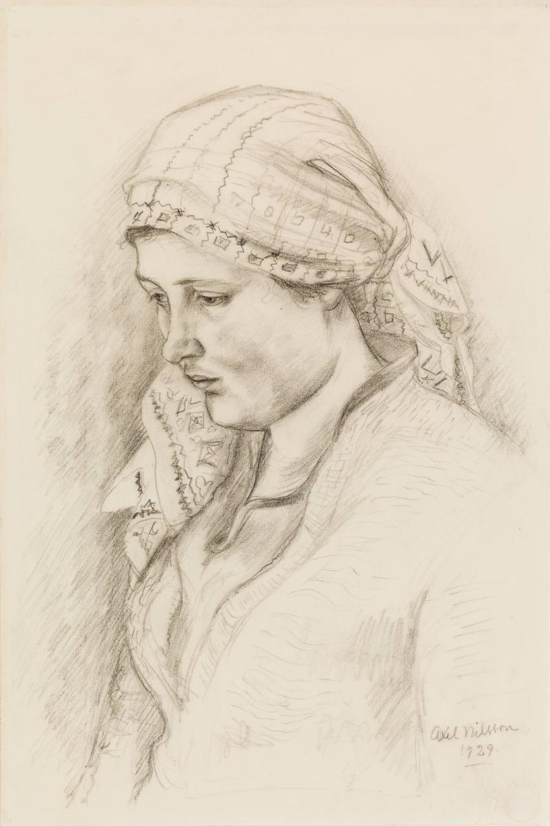 Porträtt av konstnärens hustru Martha