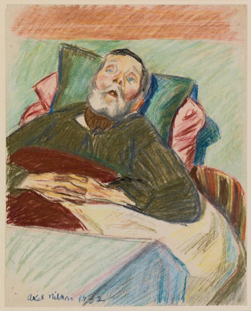 Porträtt av konstnärens svärfar