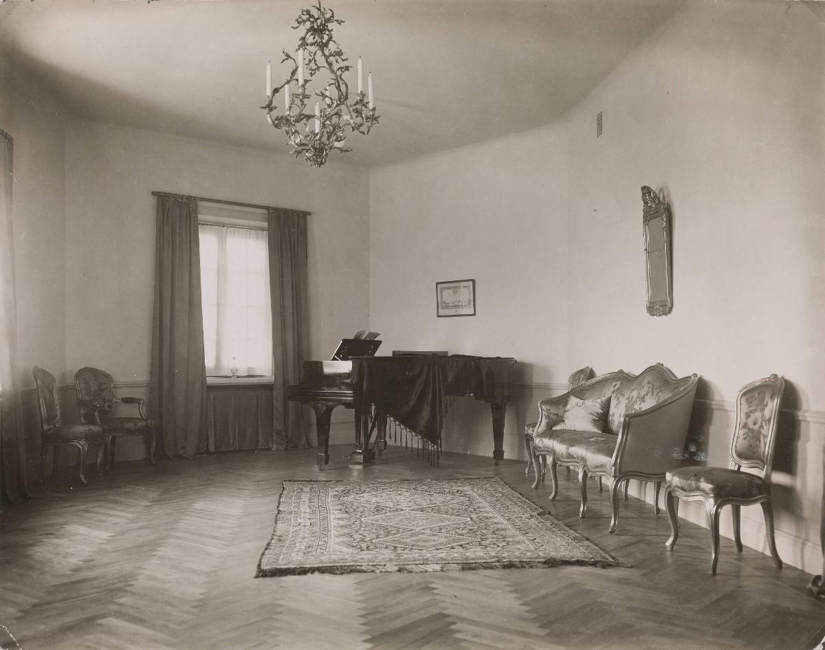 Interiör. (Uno Falkengrens ateljé på Karlavägen 14 i Stockholm)