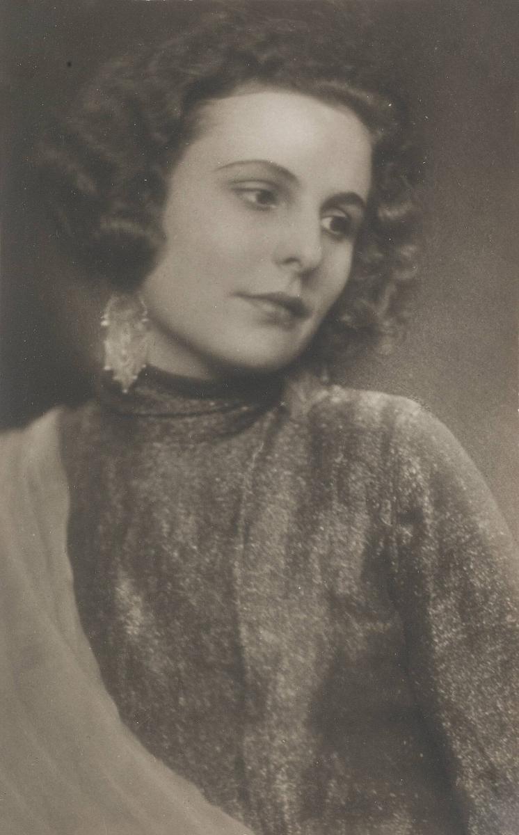 Skådespelerskan, regissören Leni Riefenstal. Berlin