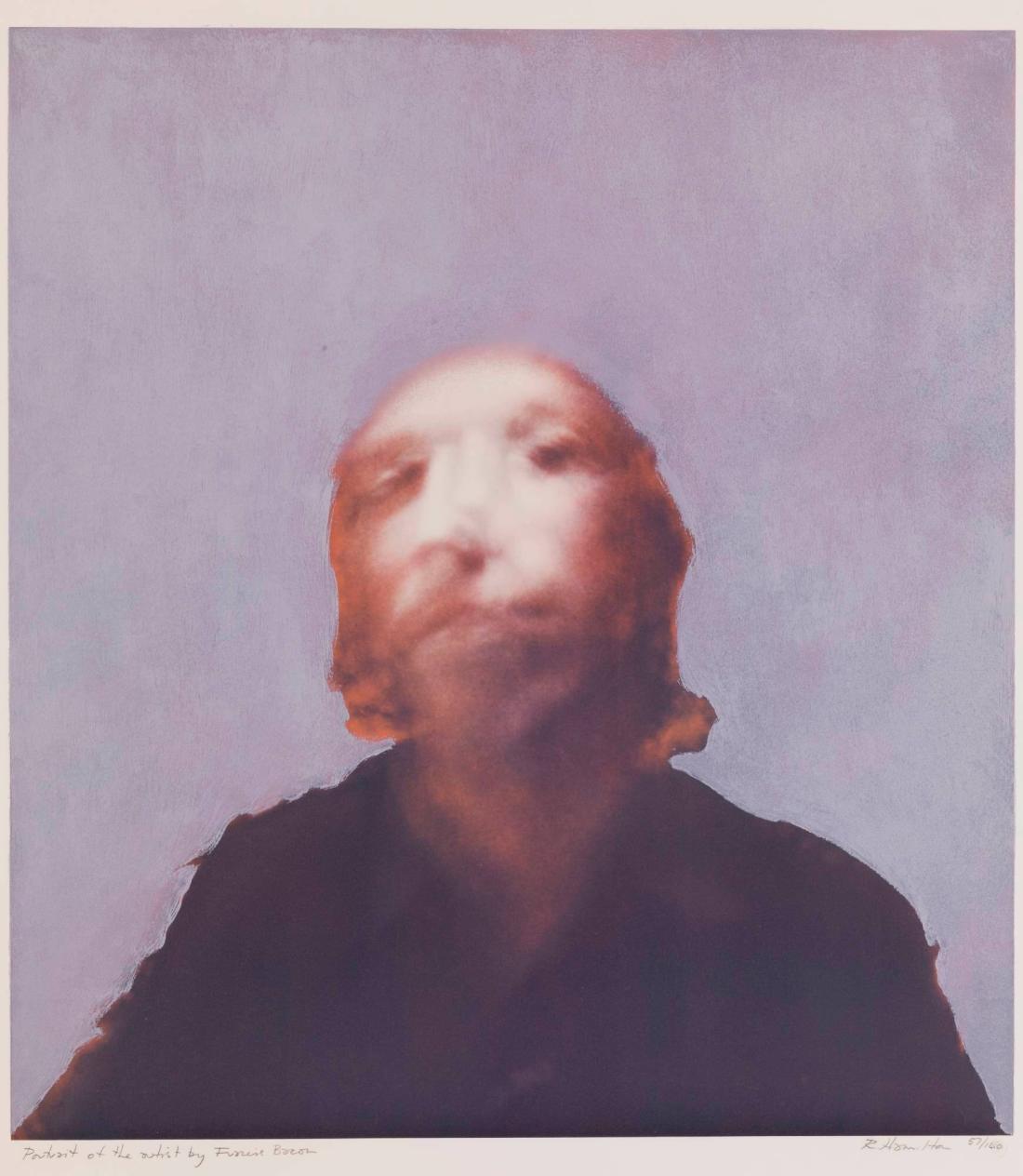 Porträtt av konstnären Francis Bacon