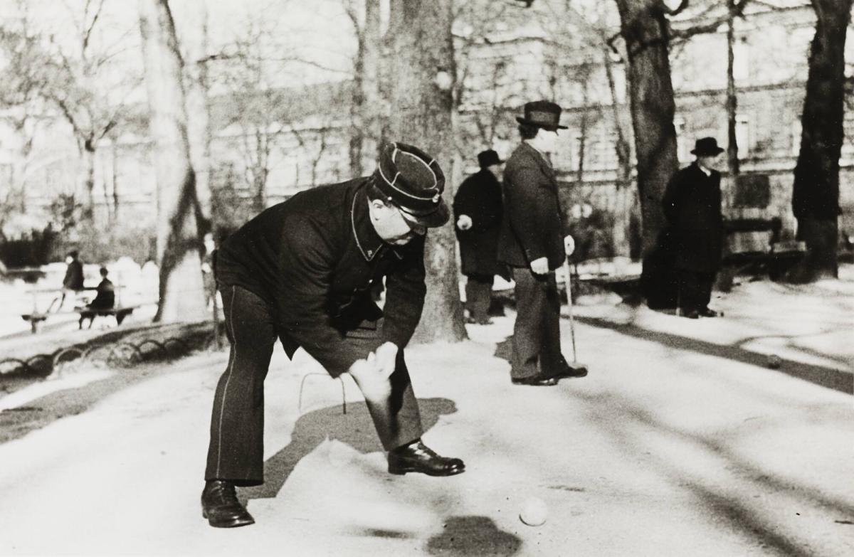 A player of croquet