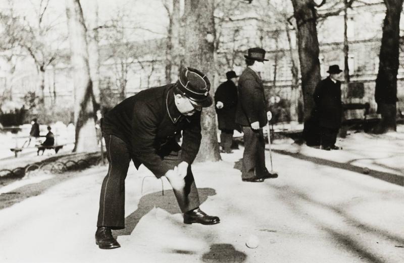 A player of croquet