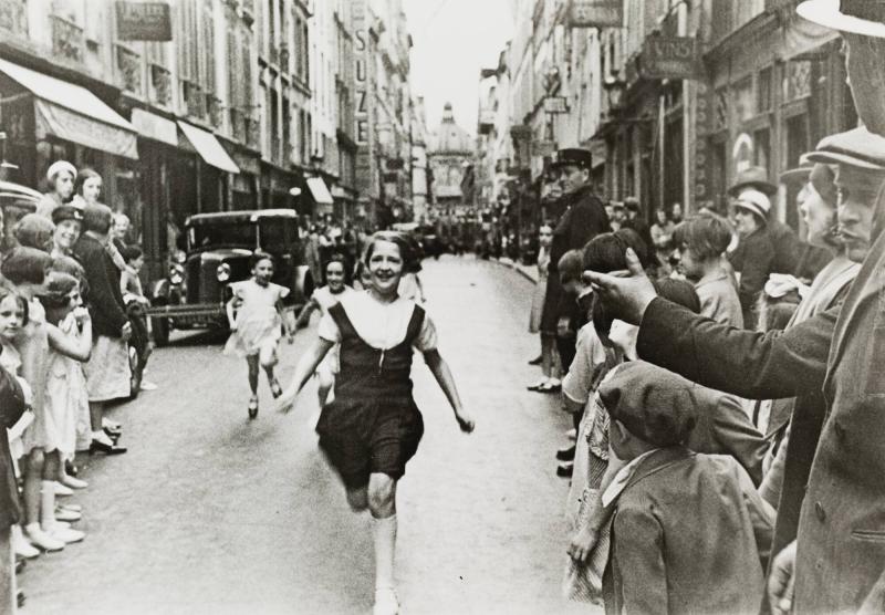 Children's race on Bastille Day in the Paris Street