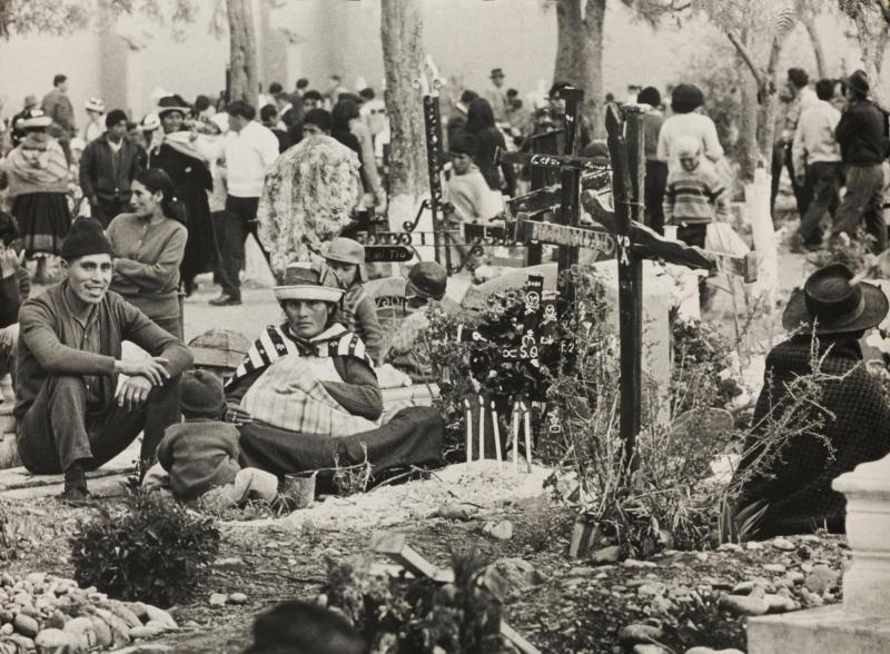 Peru. Huancayo. En kyrkogård den 2 november, dagen man firar de döda.