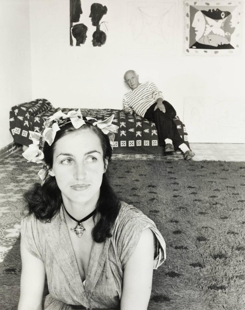 Francoise Gilot Couronnée de Lierre