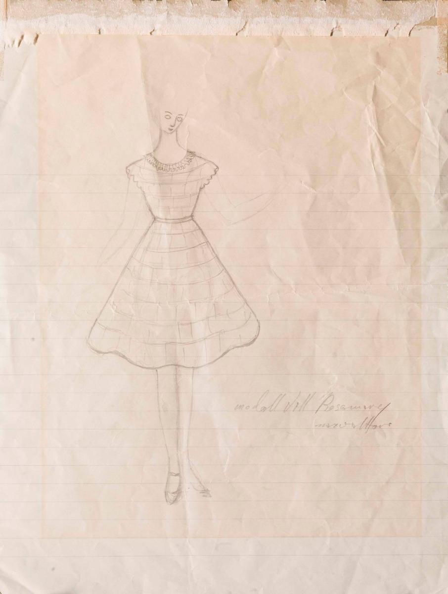 Klänningsmodell till Rosemary