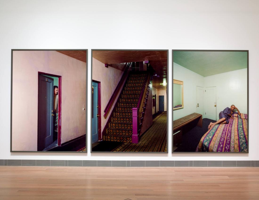 Staircase & two rooms