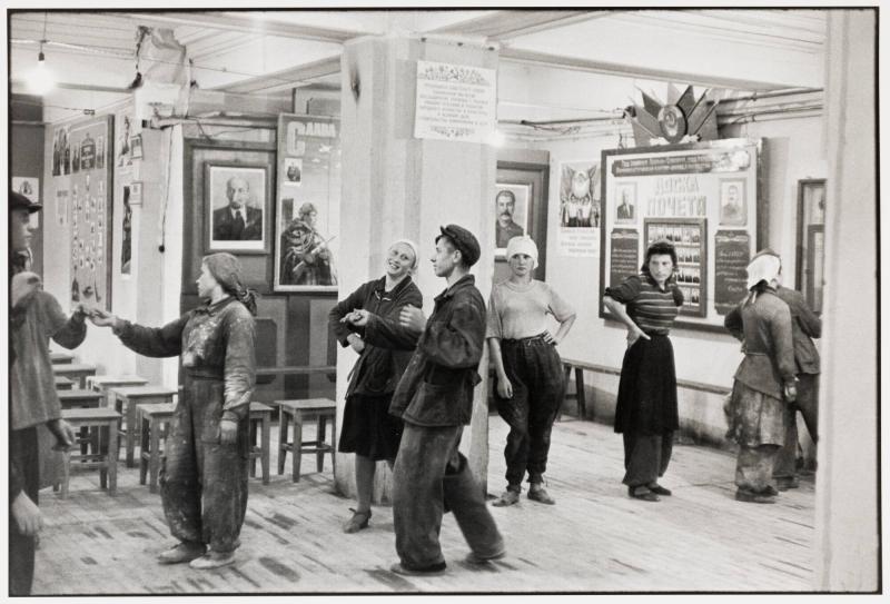 Cantine pour les ouvriers travaillant sur la construction de l'hôtel Metropol, Moscou, Russie