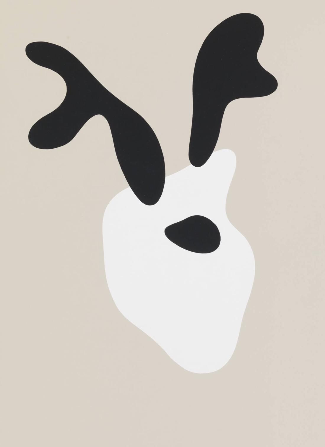 'Le cerf' - collage. 1941 ur portföljen Arp