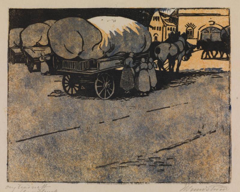 Forvagnar på torget i Dachau