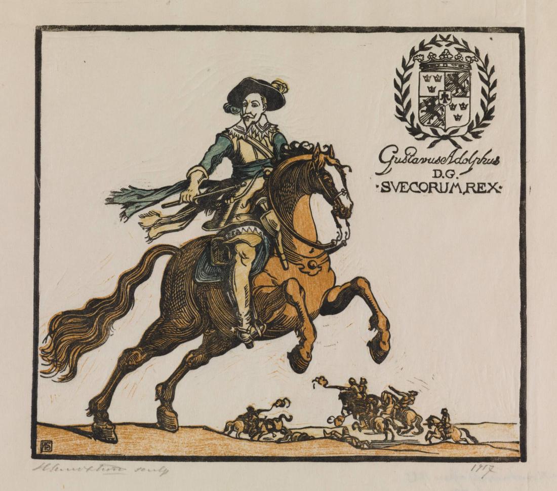 Gustav II Adolf till häst