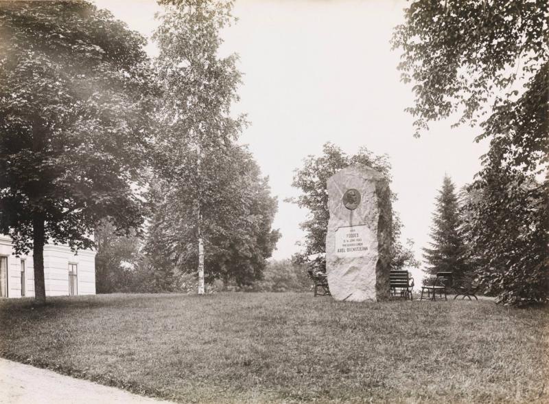 Fånöö. Minnsesstenen öfver Axel Oxenstierna 31 juli 1917