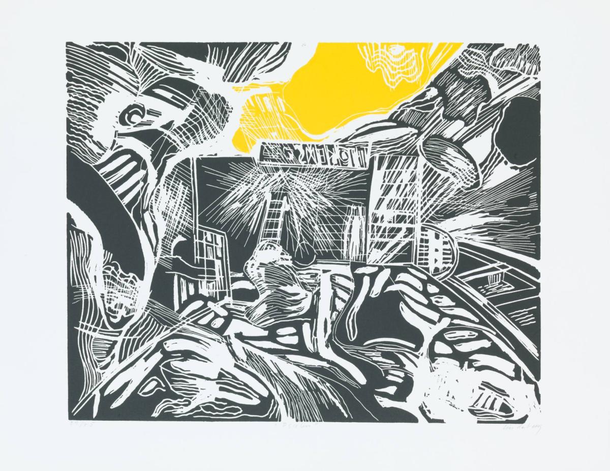 Psalm. 13 ill. till Harry Martinsons Dikter om ljus och mörker