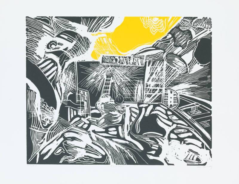 Psalm. 13 ill. till Harry Martinsons Dikter om ljus och mörker