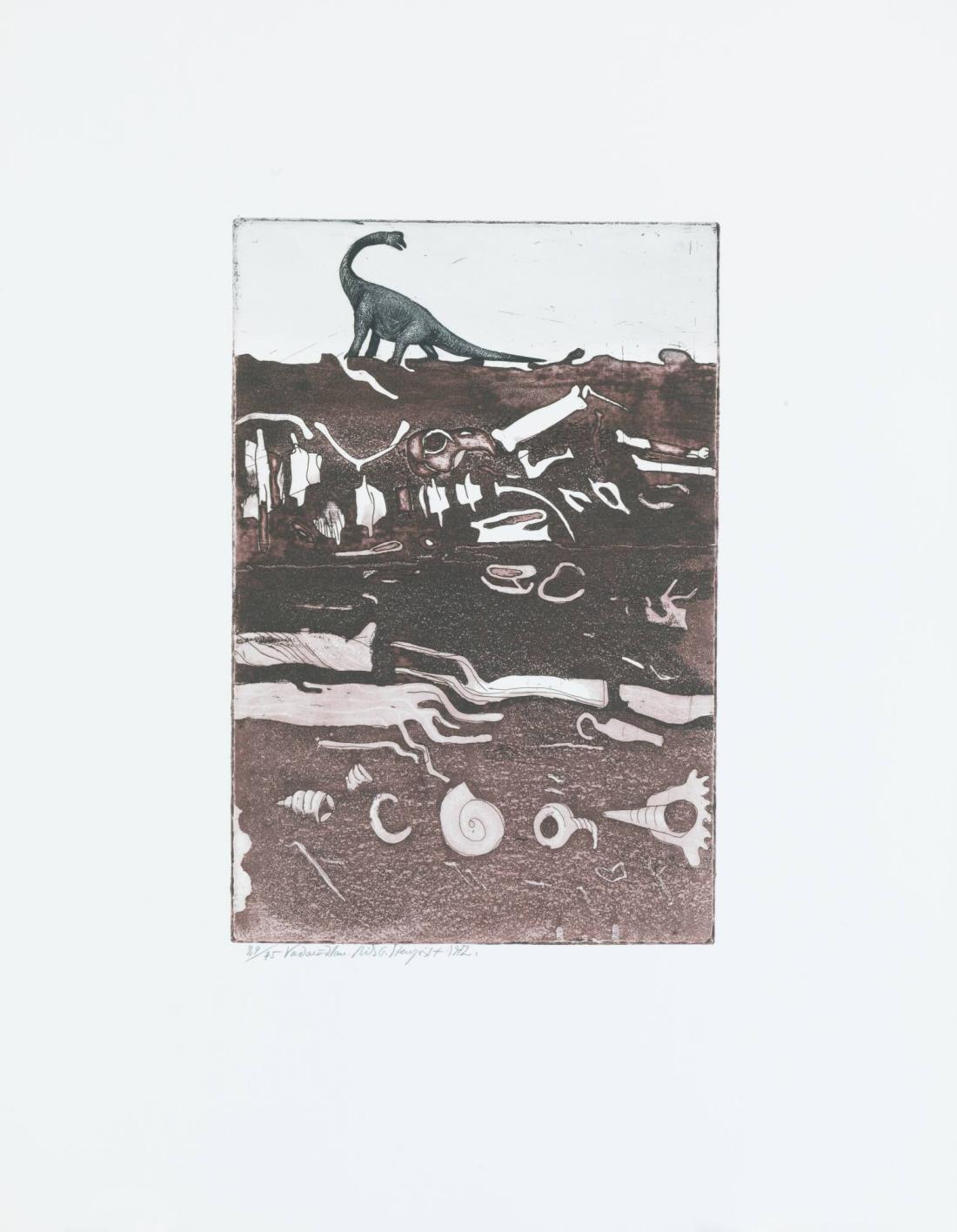 Vadarödlan. 13 ill. till Harry Martinsons Dikter om ljus och mörker