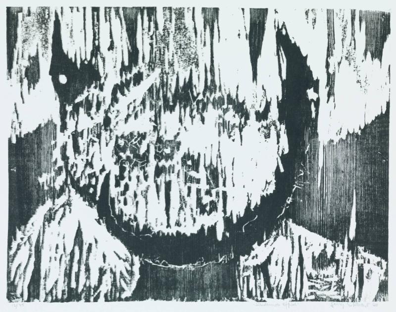 Sönderriven affisch /Konstnärshusets grafikgrupps jubileumsportf.