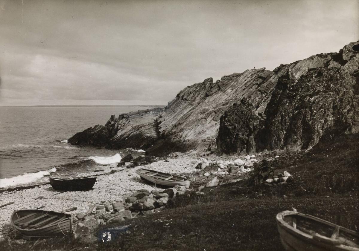 Skåne. Kustparti vid Mölle