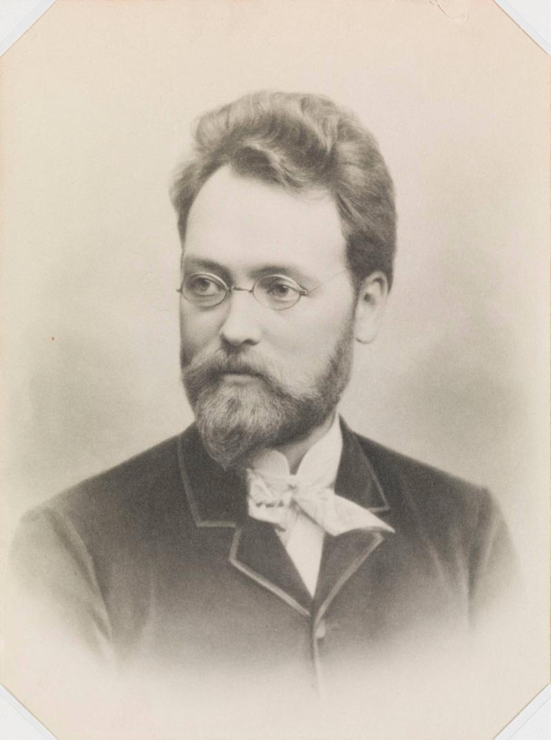 Nils Björsell - självporträtt