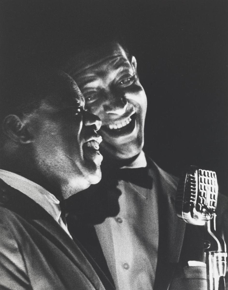 Louis Armstrong och James Trummy Young. Malmö, 1959