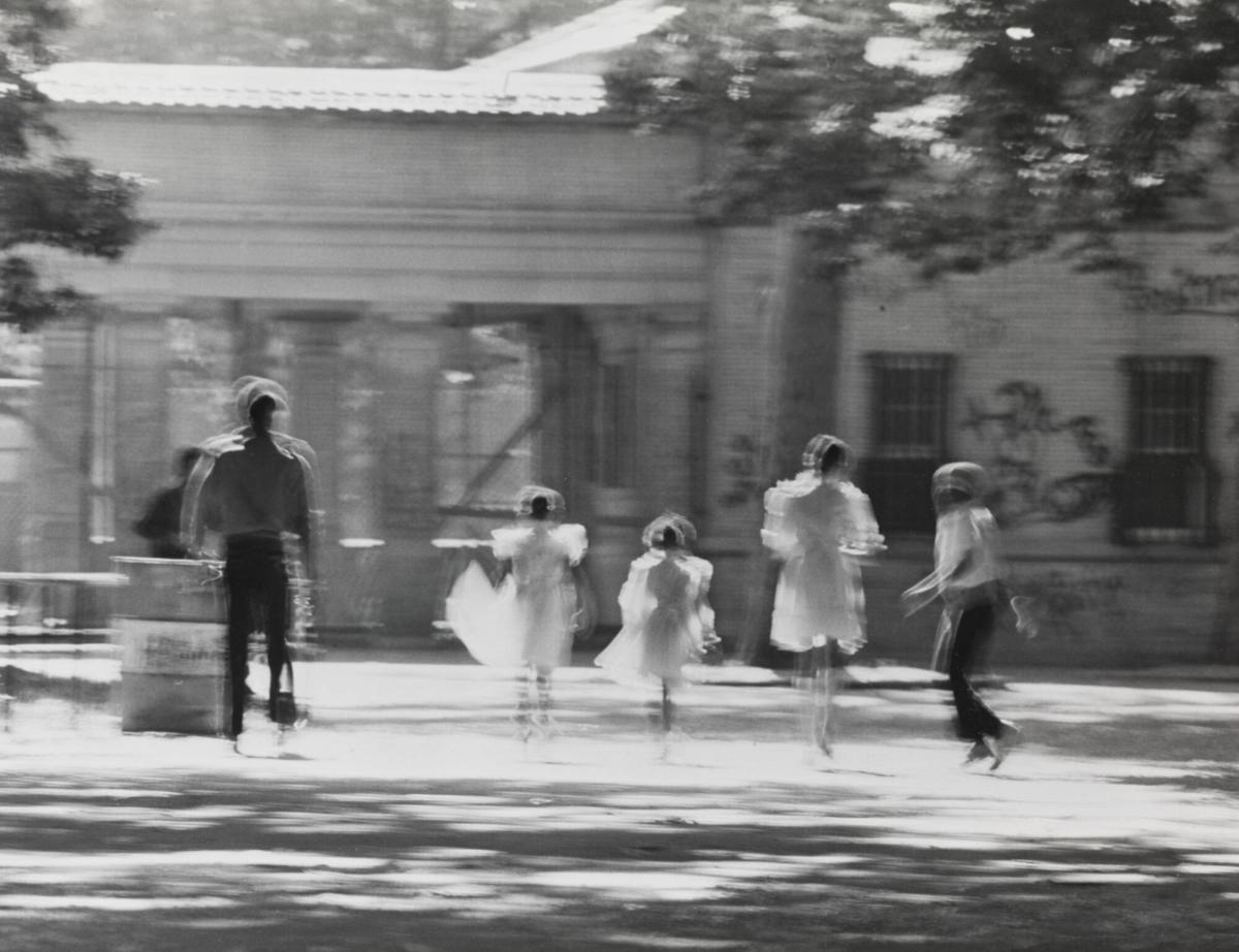 Six Figures in the Sunlight, N. Y., 1985