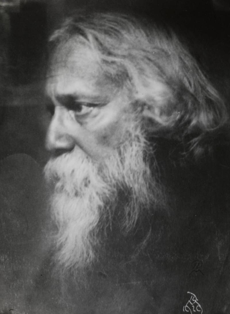 Filosofen och författaren Rabindranath Tagore (1861-1941)